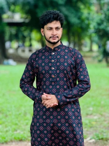Cotton Fabric Digital Print Punjabi